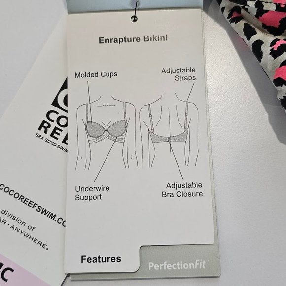 Coco Reef Enrapture Swimsuit Top  32/34C - Picture 9 of 12